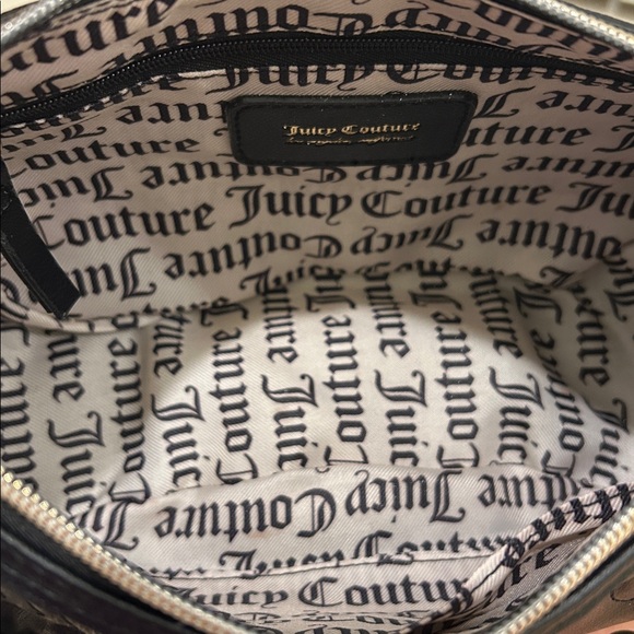 Juicy Couture (NWT) Quilted Black Juicy Puff Half Moon Crossbody Bag - Picture 9 of 14